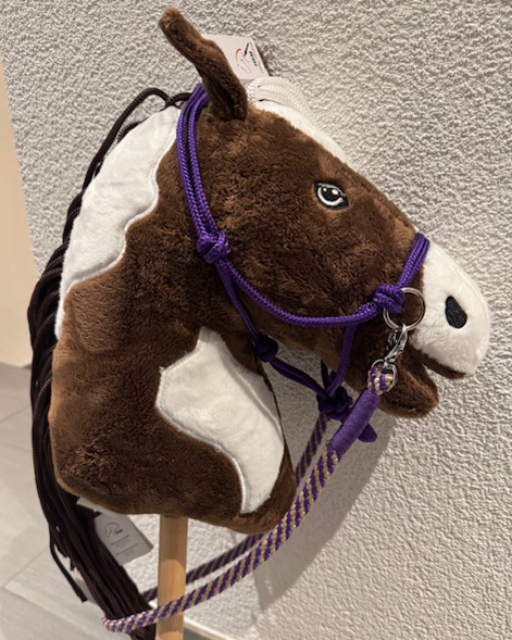 Knotenhalfter für Hobby Horse - Violett